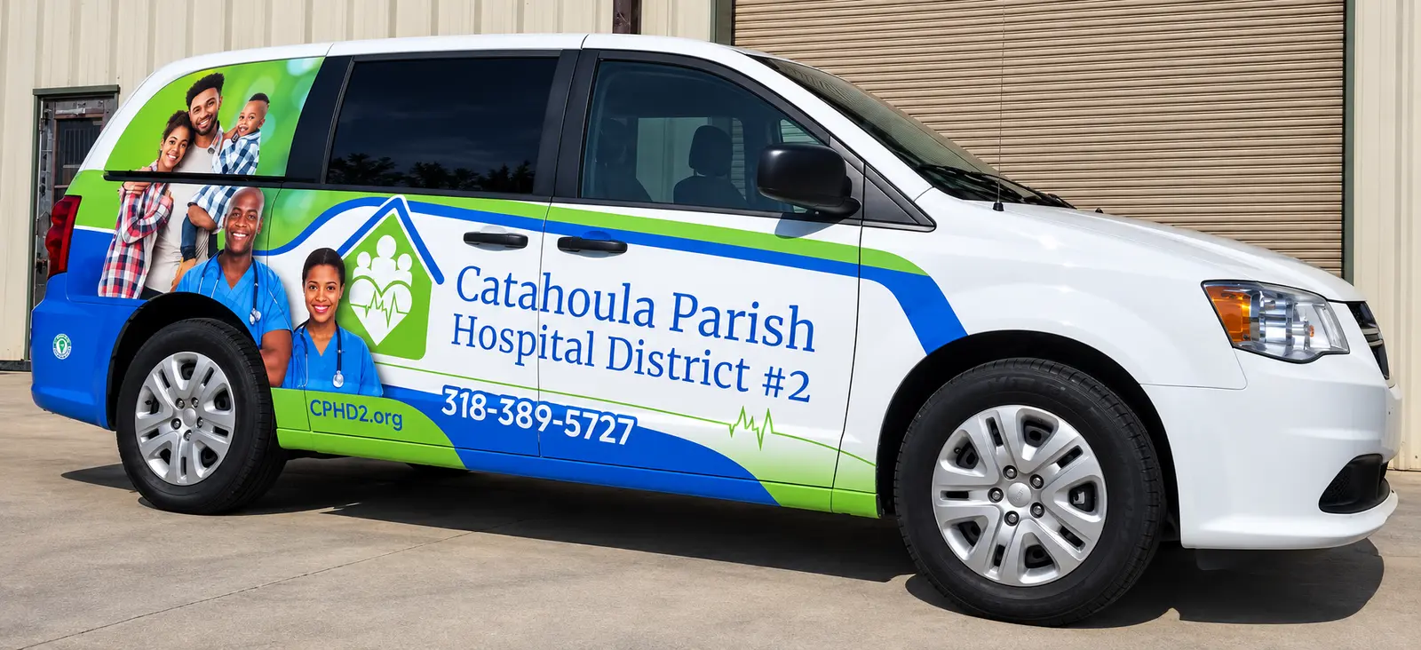 Catahoula Parish Hospital District vehicle wrap