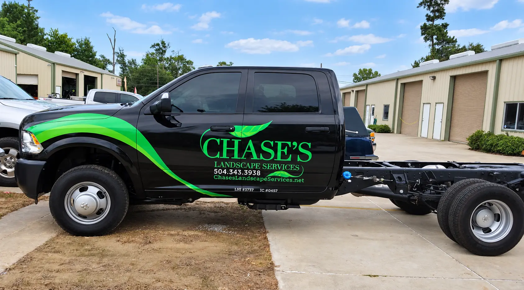 chases landscape truck wrap