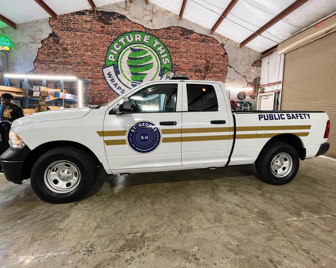 St. George public safety pickup truck graphics