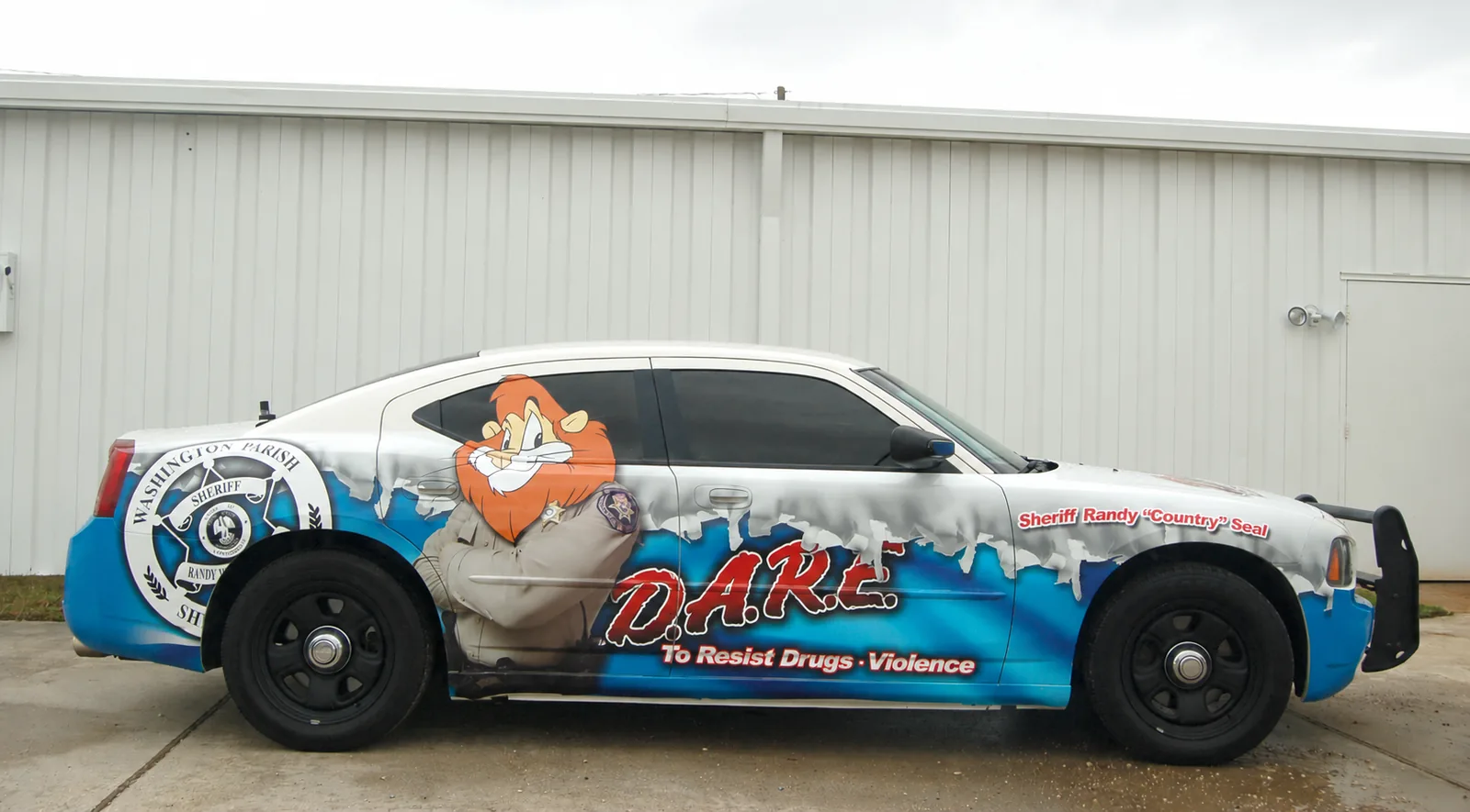 Washington Parish Sheriff DARE patrol car wrap