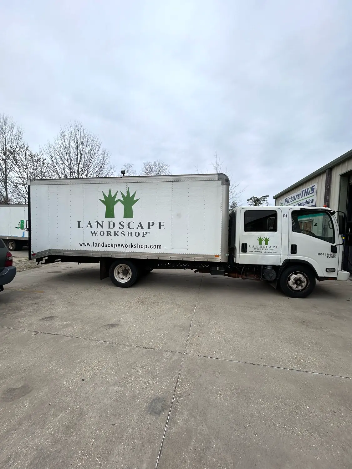 landscape workshop box truck wrap
