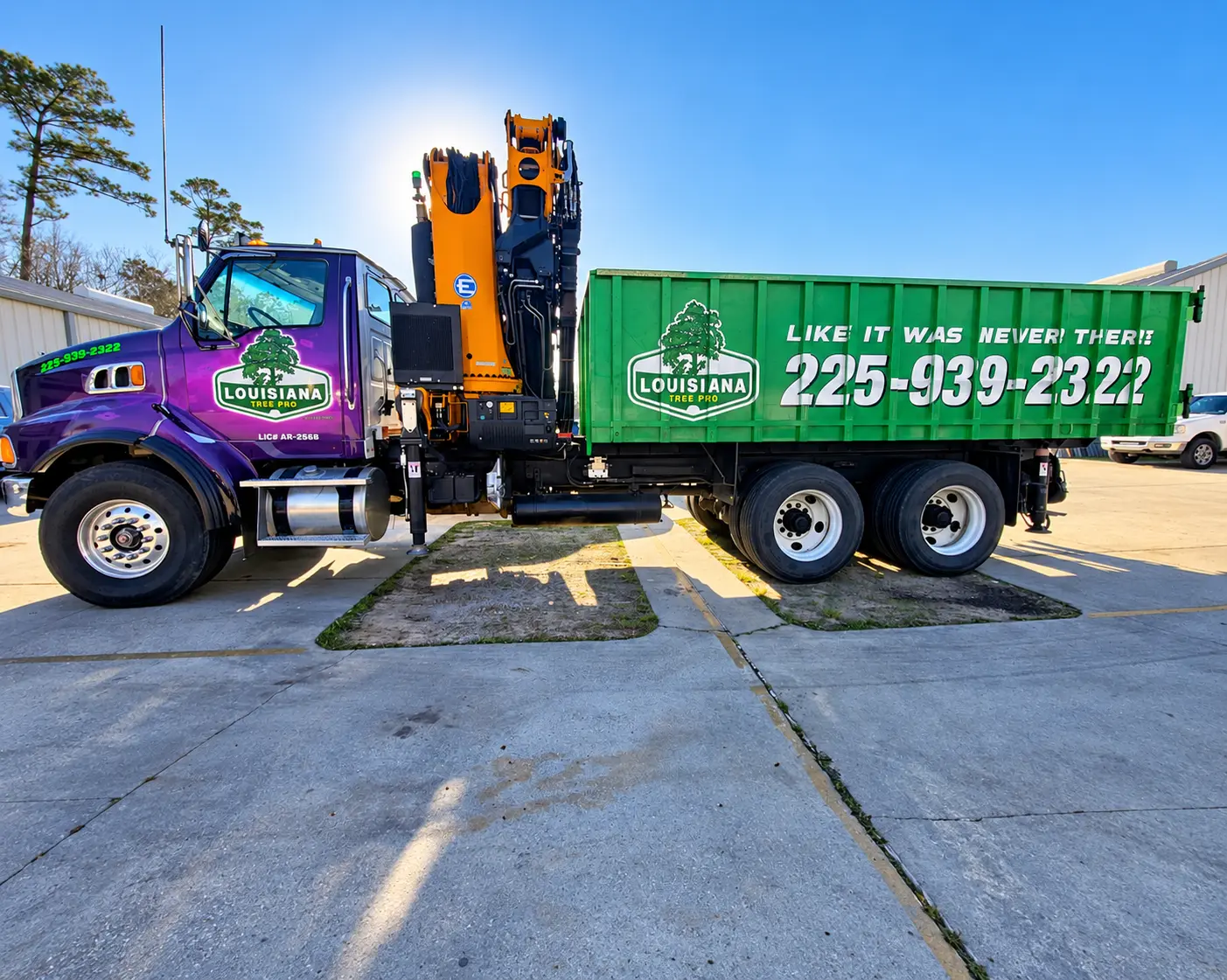 Louisiana Tree Pro service truck wrap