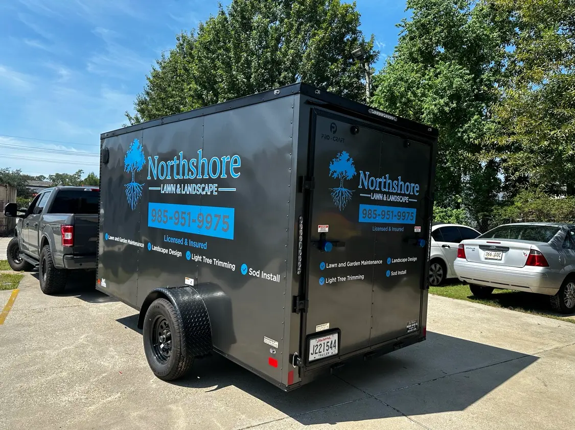northshore lawn landscape trailer graphics