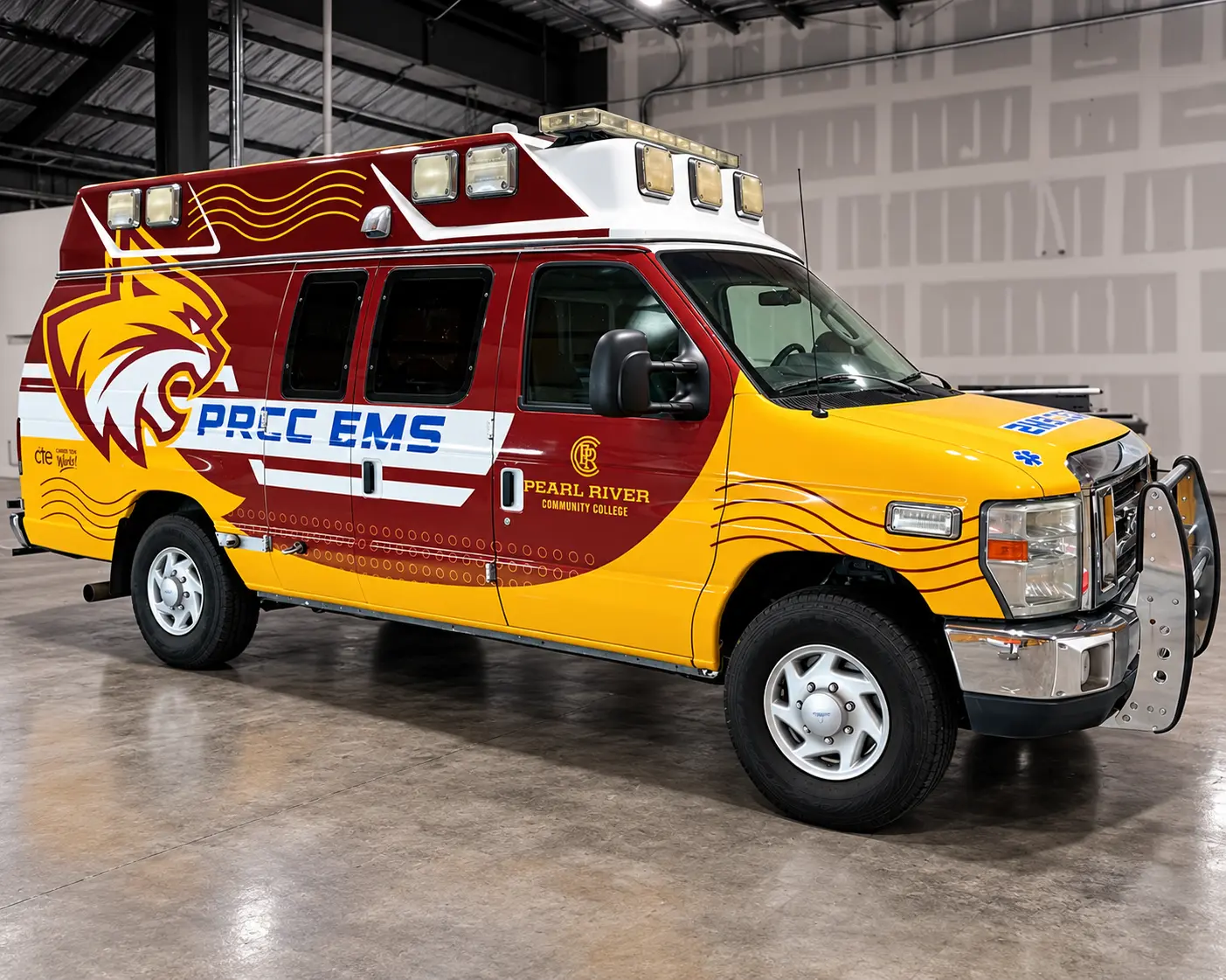 PRCC EMS ambulance full wrap