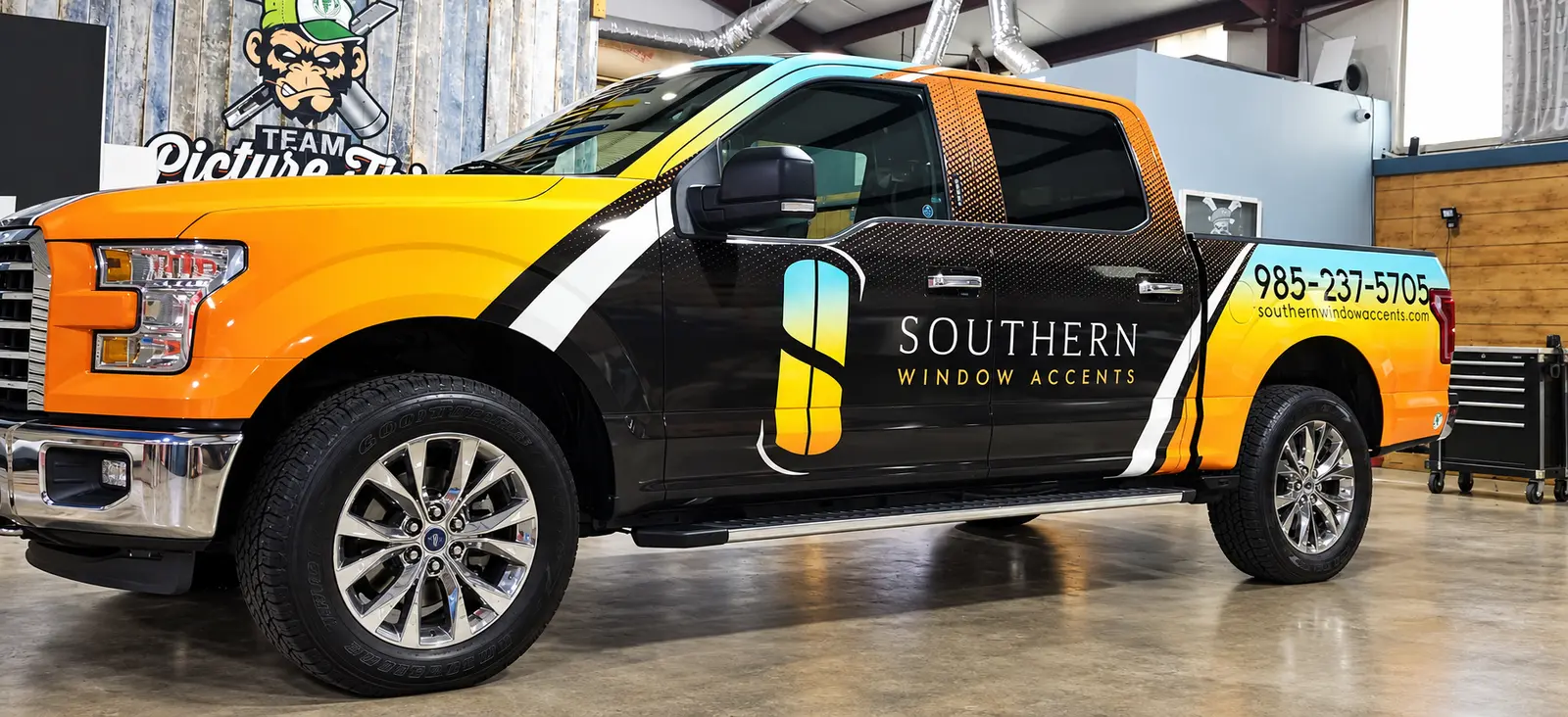 Southern Window Accents full truck wrap