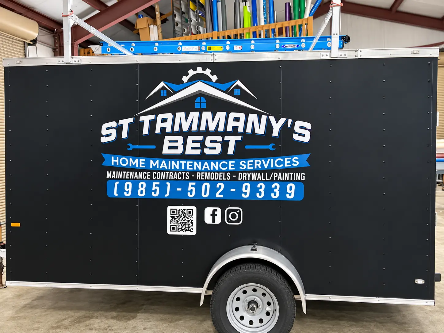 St. Tammany's Best home maintenance trailer graphics