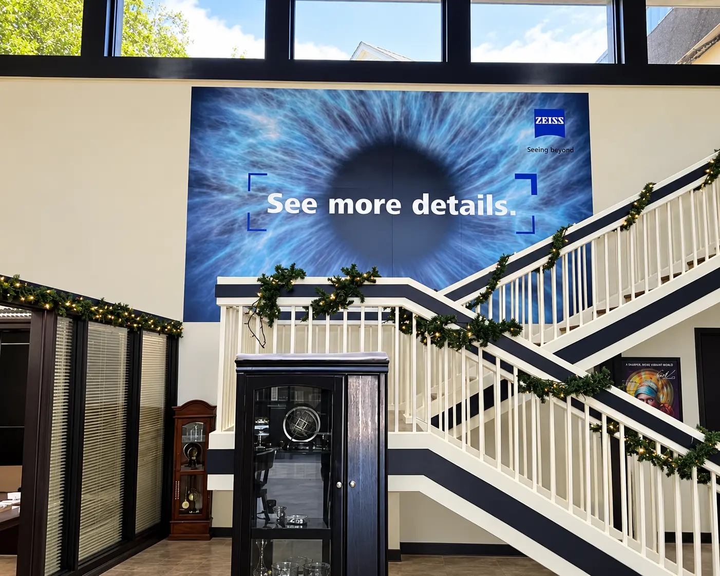 Wellness center wall wrap