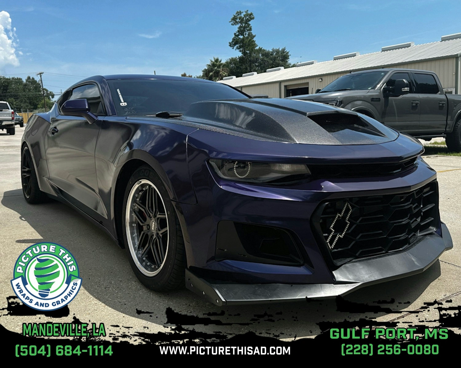 Chevrolet Camaro color-change wrap by Picture This Wraps and Graphics