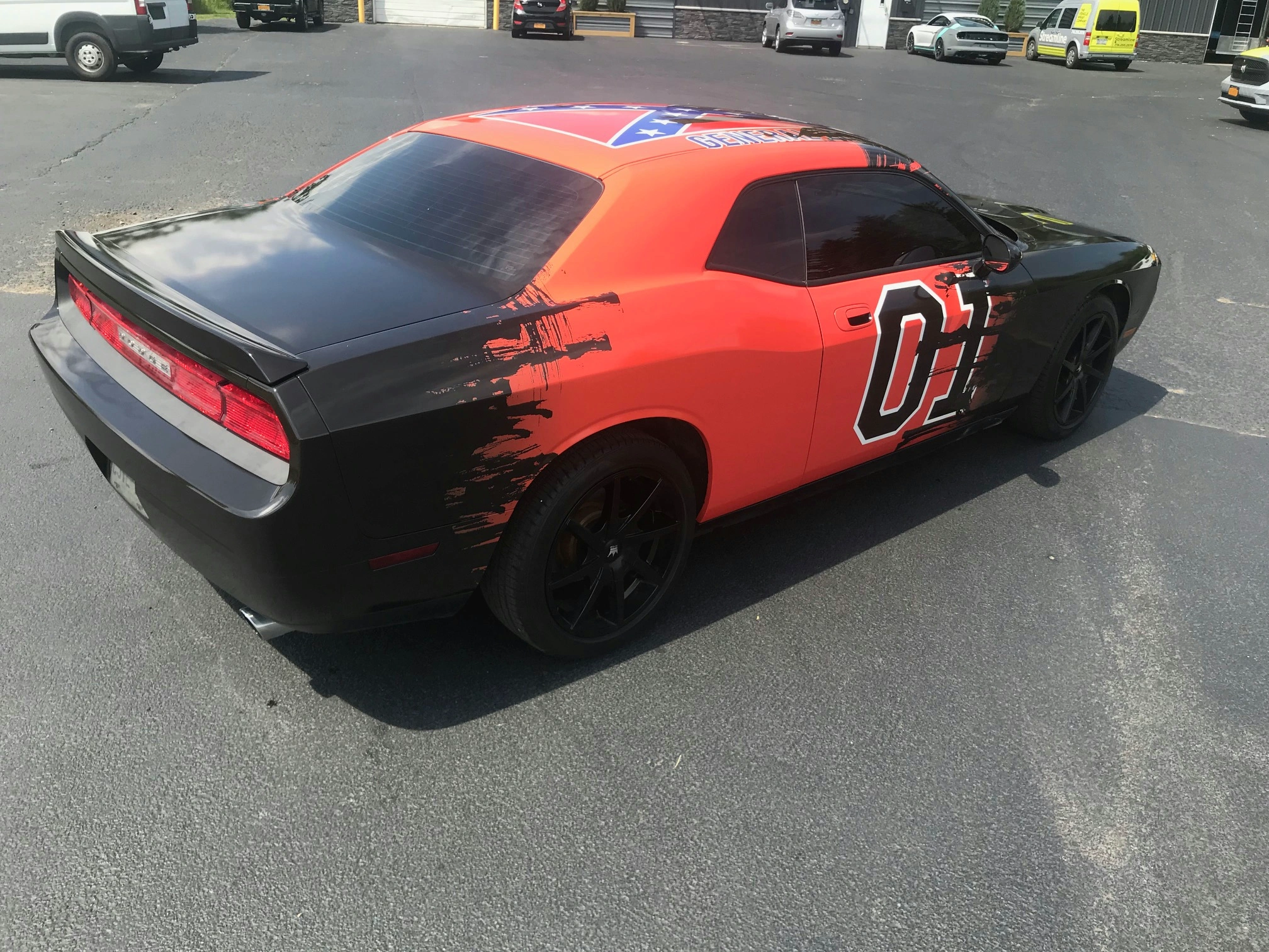 General Lee-inspired custom vehicle wrap by Picture This Wraps and Graphics