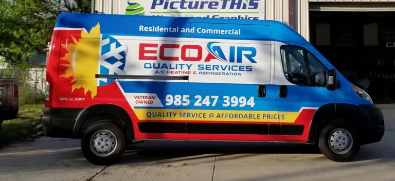 Eco Air full ProMaster HVAC commercial van wrap