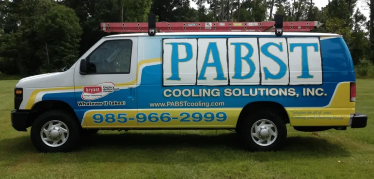 PABST Cooling Solutions commercial HVAC van wraps