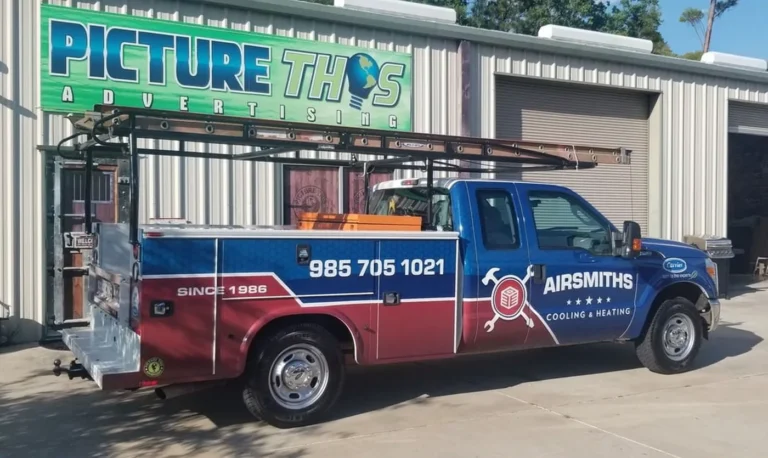 Airsmiths Cooling and Heating branded service van