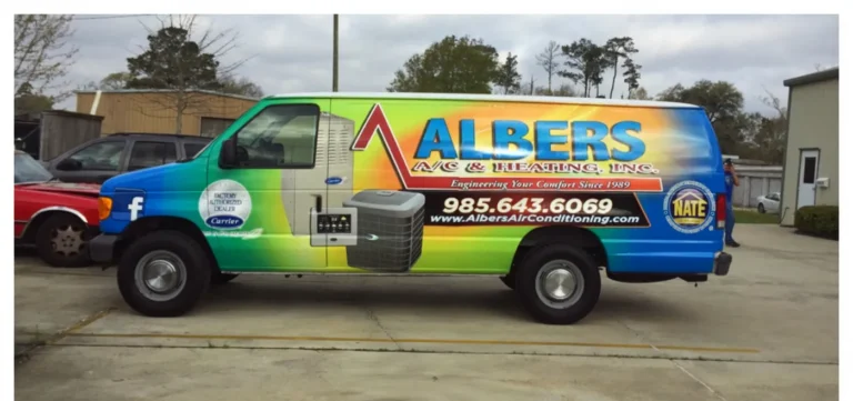 Albers Air Conditioning full commercial van wrap