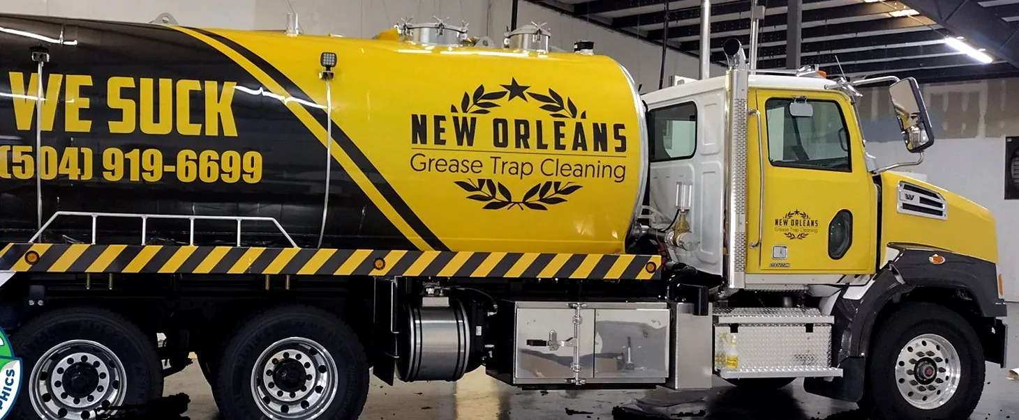 New Orleans Grease Trap Cleaning tanker truck